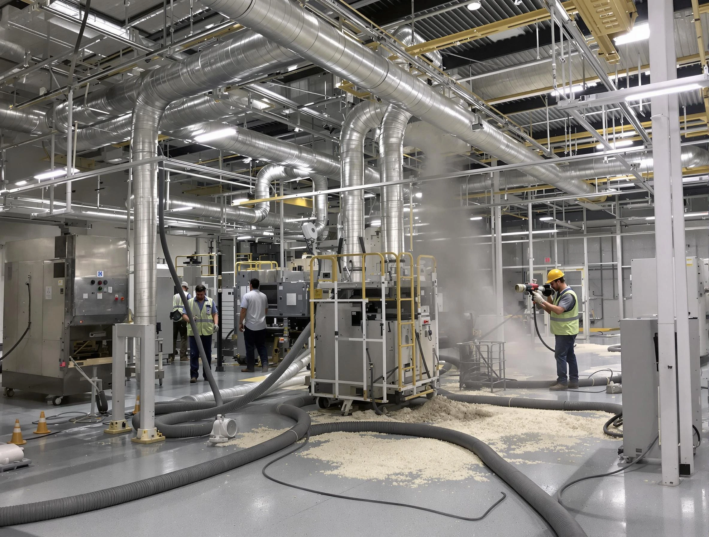 Heavy-duty industrial duct cleaning by Peabody Air Duct Cleaning in Peabody